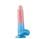 Lovetoy Dildo Dazzle Studsv 9 Pink and Blue