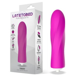 Latetobed Trimy Easy Quick Vibrating Bullet Silikona Rozā krāsa