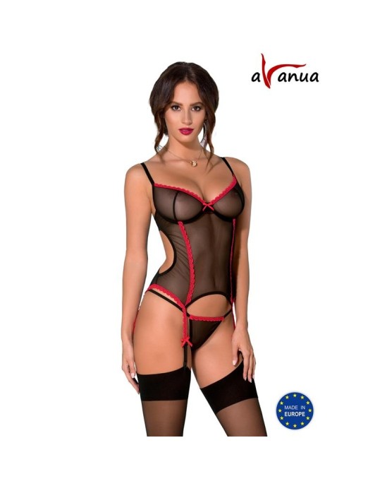 Avanua DURU Corset Black/Red