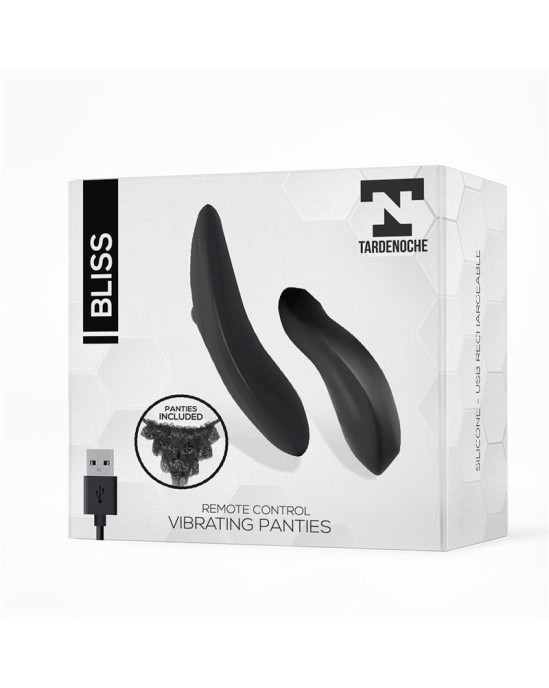 Tardenoche Bliss Vibrating Panties USB Remote Control USB Silicone