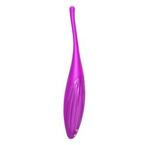 Satisfyer Twirling Joy rotējošs stimulators ar APP Fuchsia