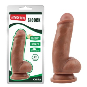 Chisa Dildo Dual Density Fashion Dude 17,5 x 4,9 cm latīņu