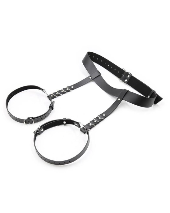 Intoyou Bdsm Line Didier Leg and Waist Bondage Harness Adjustable