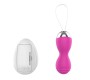 A-Gusto Vibrating Egg with Remote Control USB Pink