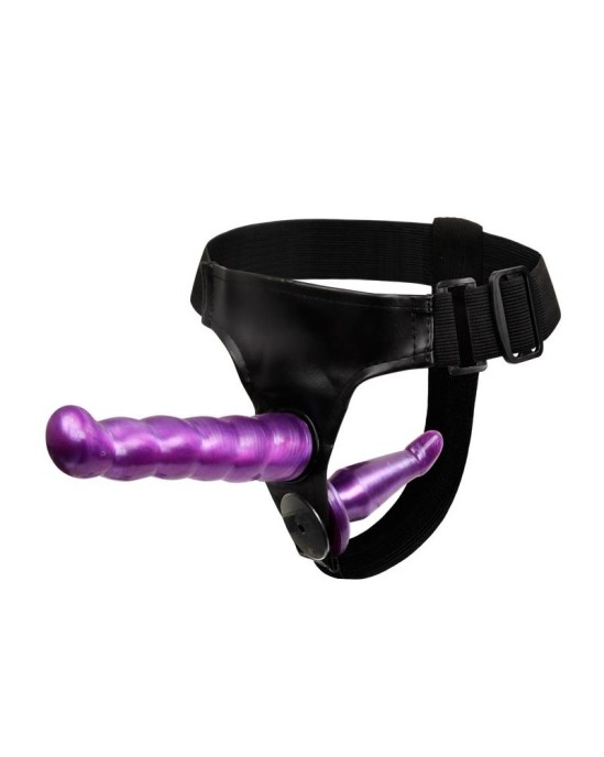 Baile Double Penetration Strap-On Purple