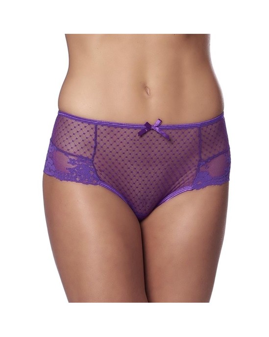 Amorable Wide Panties Corset Type Purple One Size