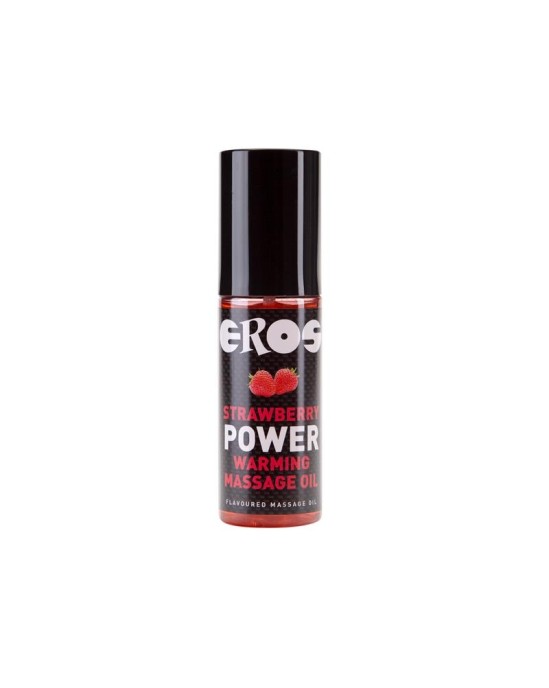 Eros Strawberry Power Warming Massage Oil 100 ml