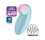 Satisfyer Tropu uzgalis ar APP Connect Light Blue