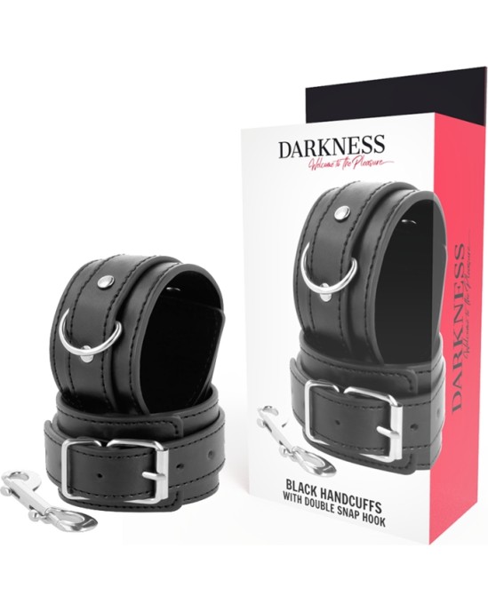 Darkness Bondage TUMŠUMS - MELNI REGULĒJAMI ROKU DZELŽI AR dubultā pastiprinājuma lenti