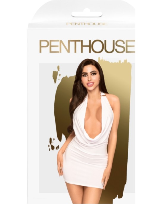 Penthouse Dresses ПЛАТЬЕ PENTHOUSE HEART ROB - БЕЛОЕ S/M