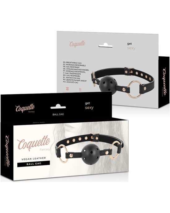 Coquette Fantasy COQUETTE CHIC DESIRE - FANTASY BREATHABLE VEGAN LEATHER GAG