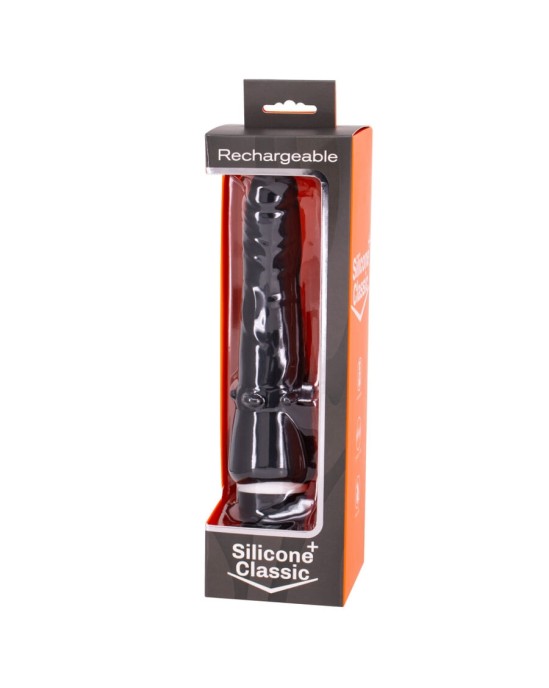 Seven Creations Vibrators melns 7V 20CM