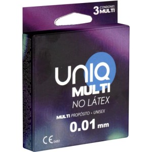 Uniq MULTI LATEKSA BEZ LATEKSA PREZERVATĪVI 3 VIENĪBAS