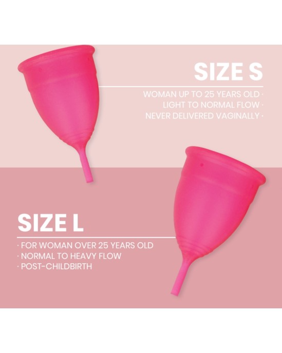 Intimichic MENSTRUAL CUP MEDICAL GRADE SILICONE SIZE S