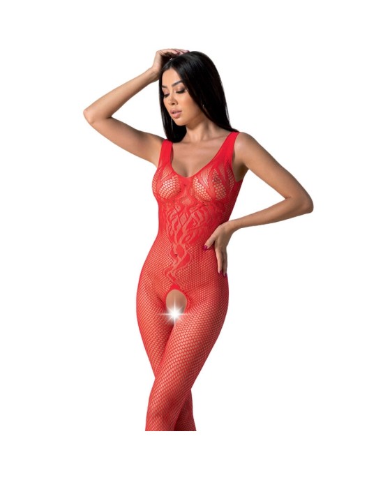 Passion Woman Bodystockings PASSION - BS098 RED BODYSTOCKING VIENS IZMĒRS