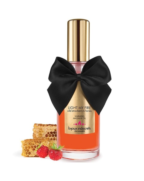 Bijoux Love Cosmetiques LIGHT MY FIRE WILD STRAWBERRY WARMING OIL