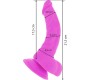 Diversia FLEXIBLE VIBRATING Dildo 21.5 CM - violets