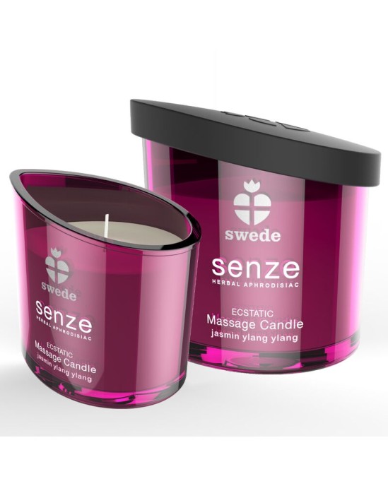 Swede SENZE ECSTATIC MASSAGE CANDLE - JASMINE, YLANG YLANG