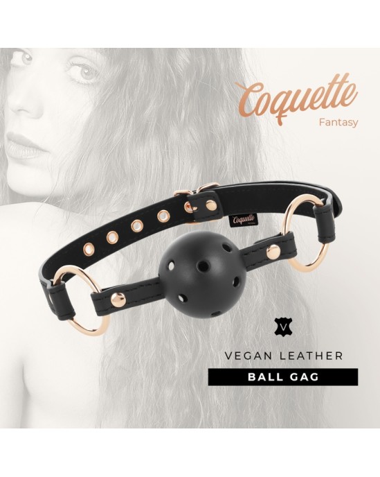 Coquette Fantasy COQUETTE CHIC DESIRE - FANTASY BREATHABLE VEGAN LEATHER GAG