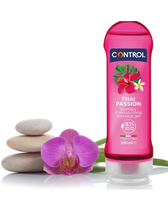 Control Lubes CONTROL - 2EN1 MASSAGE & PLEASURE THAI PASSION 200ML