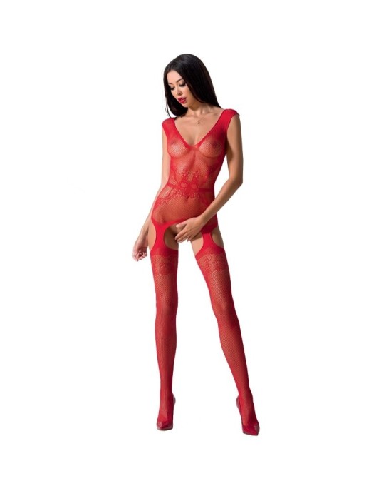 Passion Woman Bodystockings PASSION WOMAN BS062 RED BODYSTOCKING VIENS IZMĒRS
