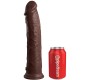 King Cock ELITE - REALISTIC SILICONE DILDO 28 CM BROWN