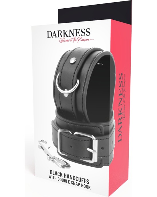 Darkness Bondage TUMŠUMS - MELNI REGULĒJAMI ROKU DZELŽI AR dubultā pastiprinājuma lenti