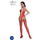 Passion Woman Bodystockings PASSION - ECO COLLECTION ТЕЛЕНЬ-ЧУЛКИ ECO BS004 RED