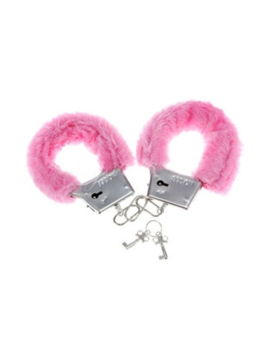 Diablo Picante PLEASURE FURRY HANDCUFFS PINK