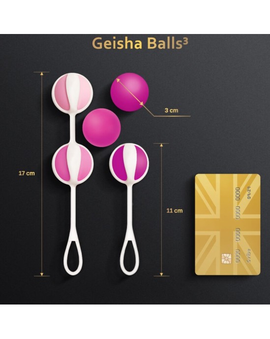 G-Vibe GVIBE - SET 5 GEISHA BALLS3 SUGAR PINK