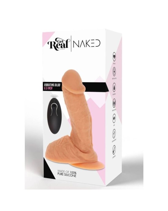 Get Real SILICONE VIBRATING DILDO SKIN