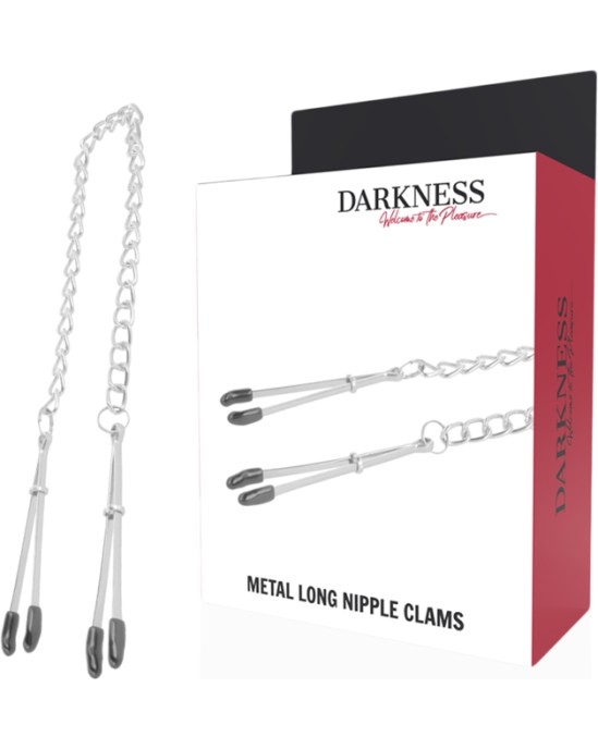 Darkness Sensations DARKNESS - ADJUSTABLE METAL NIPPLE Clamps