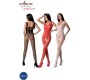 Passion Woman Bodystockings PASSION - BS098 RED BODYSTOCKING ONE SIZE