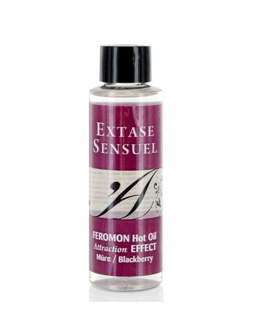 Extase Sensual EXTASE SENSUEL FEROMON HOT OIL ATTRACTION EFFECT BLAKBERRY 100ML