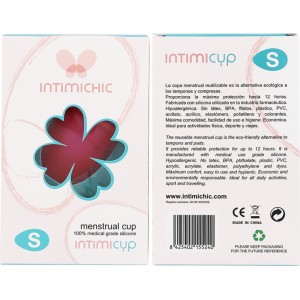 Intimichic MENSTRUAL CUP MEDICAL GRADE SILICONE SIZE S