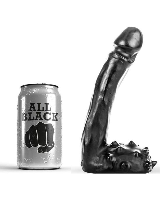 All Black DILDO REĀLISTS 19 CM