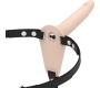 Fetish Submissive Harness FLESH SILICONE VIBRATOR 15 CM