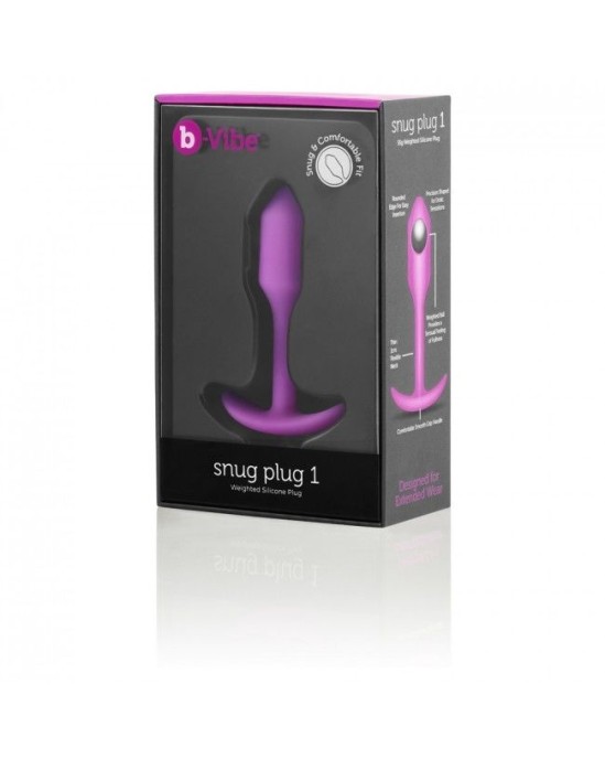 B-Vibe SNUG PLUG 1 ROZĀ