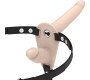 Fetish Submissive Harness DOUBLE PENETRATION FLESH UP VIBRATOR