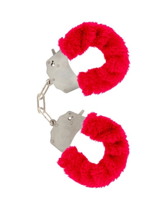 Toyjoy FURRY FUN CUFFS BONDAGE RED