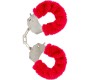 Toyjoy FURRY FUN CUFFS BONDAGE RED