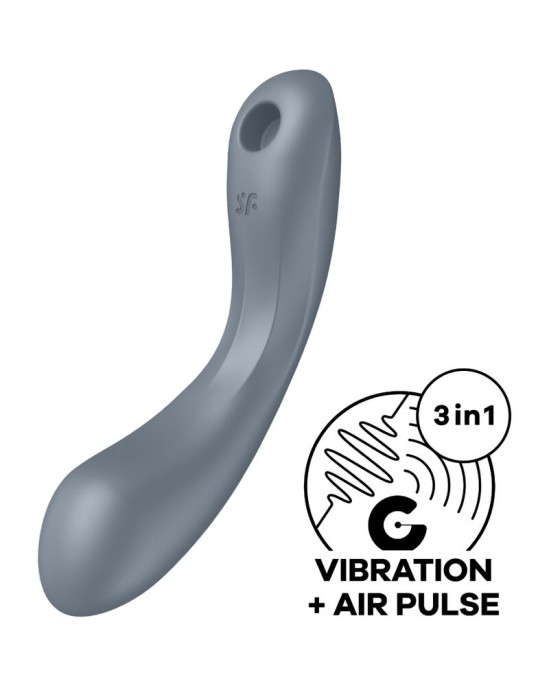 Satisfyer Air Pulse SATISFYER - CURVE TRINITY 1 AIR PULSE VIBRATION СЕРЫЙ