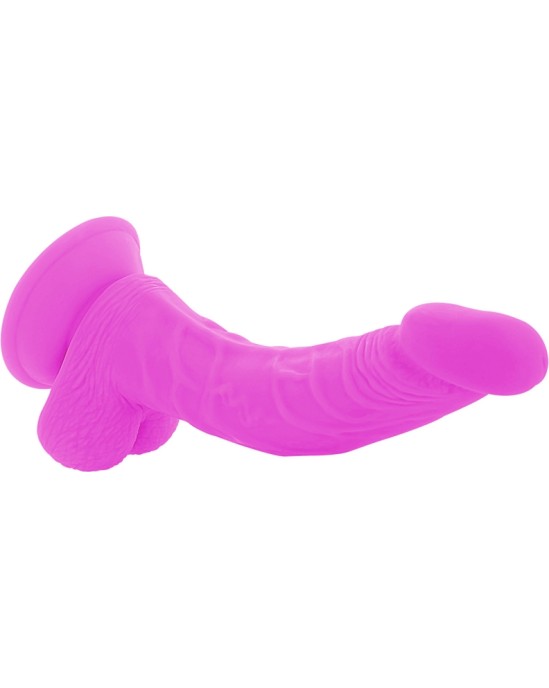 Diversia Elastīgs Vibrējošs Dildo 21,5 CM - violets