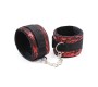 Ohmama Fetish VELVET HANDCUFFS WITH NYLON TAPE