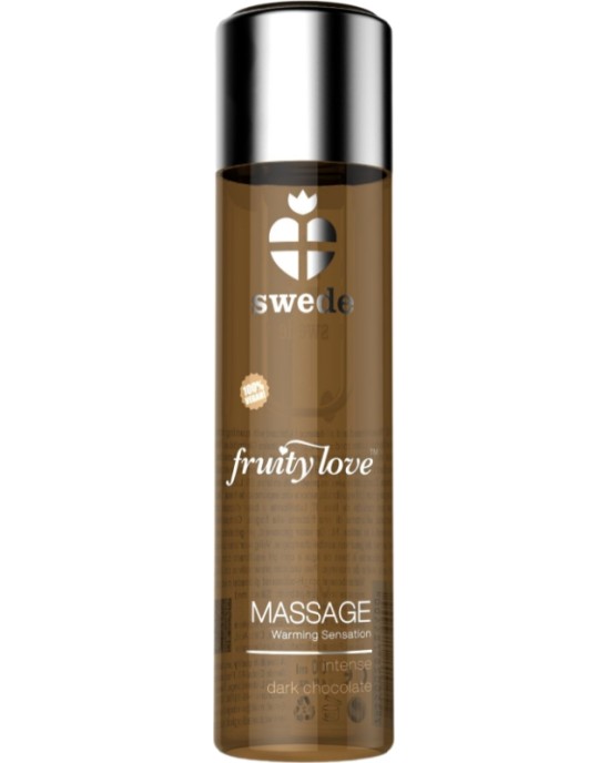 Swede FRUITY LOVE WARMING EFFECT MASSAGE OIL INTENSE DARK CHOCOLATE 120 ML