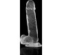 X Ray XRAY CLEAR COCK WITH BALLS 20CM X 4.5CM