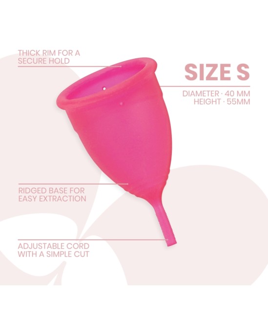 Intimichic MENSTRUAL CUP MEDICAL GRADE SILICONE SIZE S