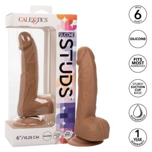 California Exotics Silikona dildo 15,24 CM brūns