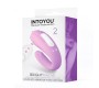 Intoyou Brightmauve Couples Vibrator Two Motors Remote Control USB Silicone