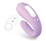 Intoyou Brightmauve Couples Vibrator Two Motors Remote Control USB Silicone